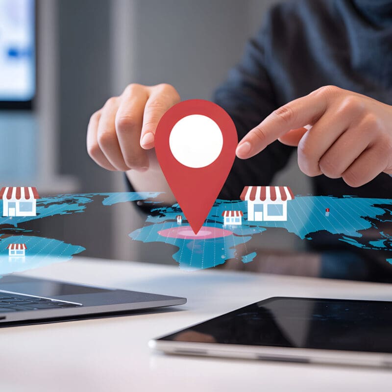 Exploring global business expansion with digital map and location pinpoint, a concept of global marketplace and franchise opportunities. Exploring Global Business Expansion With Digital Map And Location Pinpoint, A Concept Of Global Marketplace And Franchise Opportunities.