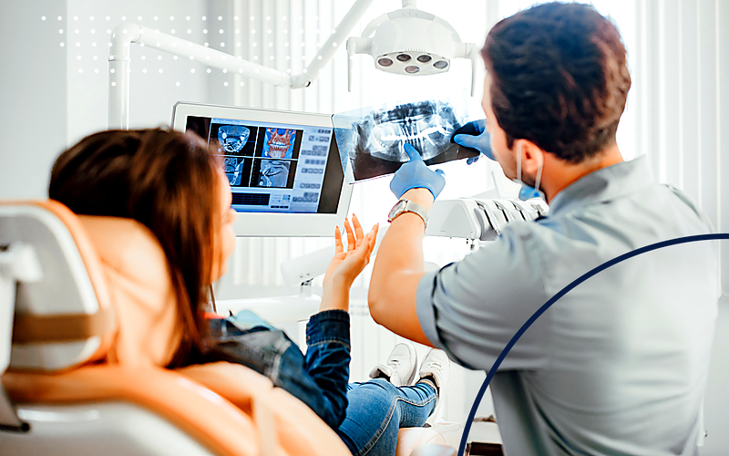 Dental Practice Marketing Trends and 2026-2028 Projections from Emulent Dental Xray Consultation Neon Ring Navy Emulent