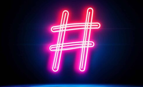 social media hashtags